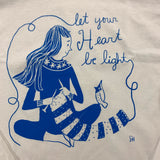 VisArts T-Shirt - "Let your heart be light"